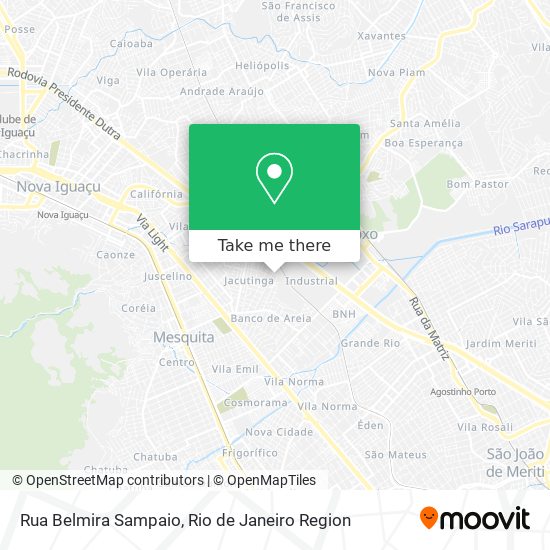 Rua Belmira Sampaio map