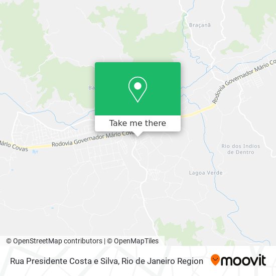 Mapa Rua Presidente Costa e Silva