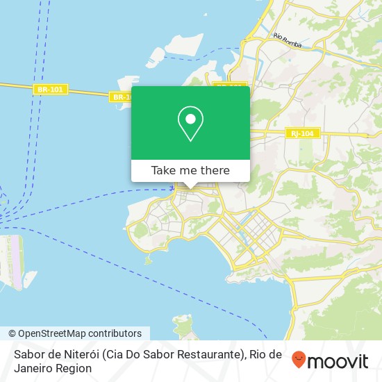 Mapa Sabor de Niterói (Cia Do Sabor Restaurante)