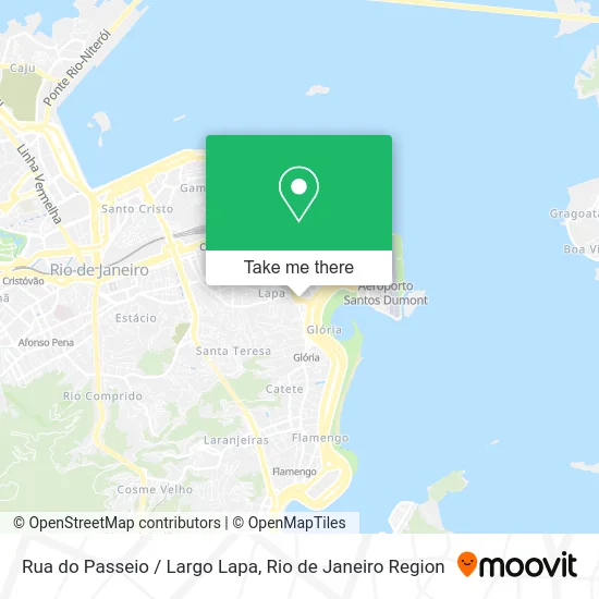 Rua do Passeio / Largo Lapa map