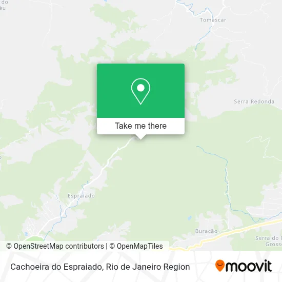 Cachoeira do Espraiado map