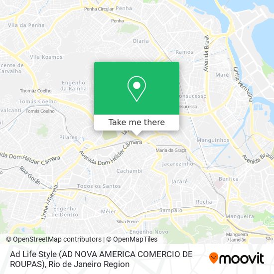 Ad Life Style (AD NOVA AMERICA COMERCIO DE ROUPAS) map