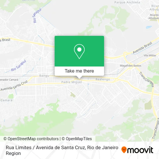 Rua Limites / Avenida de Santa Cruz map