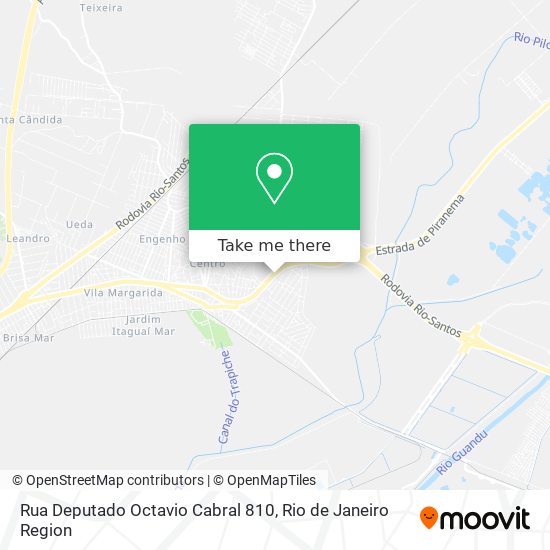 Rua Deputado Octavio Cabral 810 map