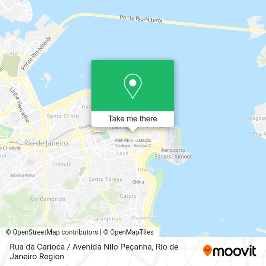 Rua da Carioca / Avenida Nilo Peçanha map