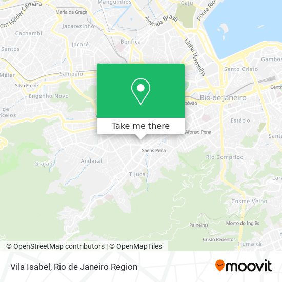 Vila Isabel map