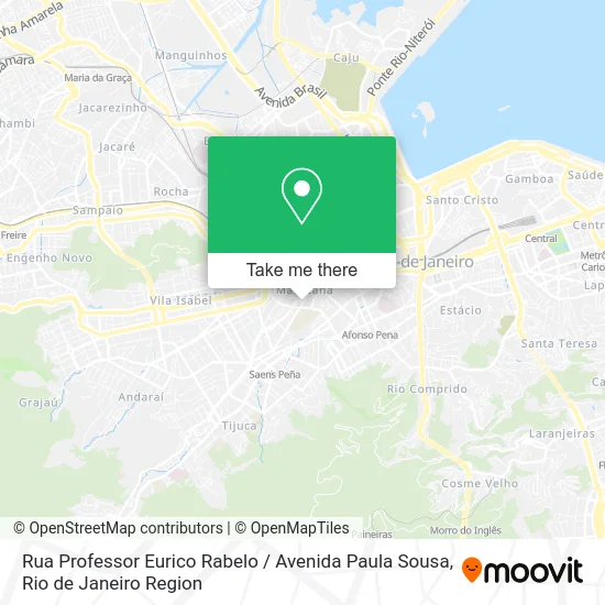 Rua Professor Eurico Rabelo / Avenida Paula Sousa map