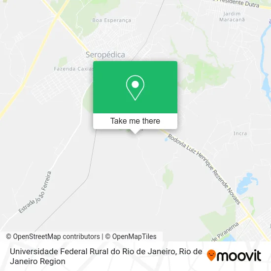 Universidade Federal Rural do Rio de Janeiro map