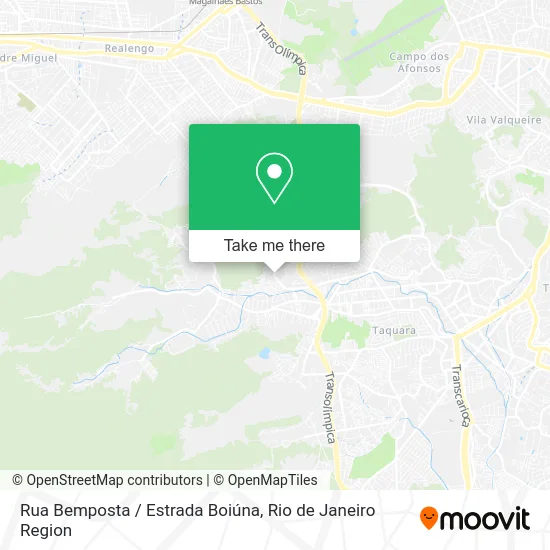Rua Bemposta / Estrada Boiúna map