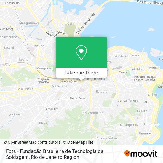 Fbts - Fundação Brasileira de Tecnologia da Soldagem map