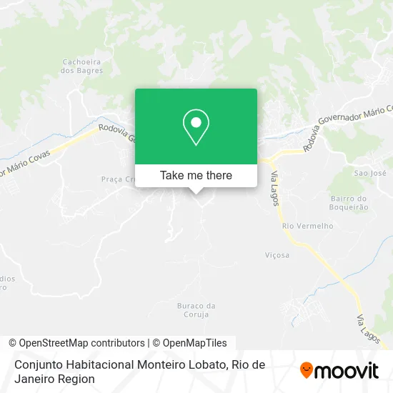 Conjunto Habitacional Monteiro Lobato map