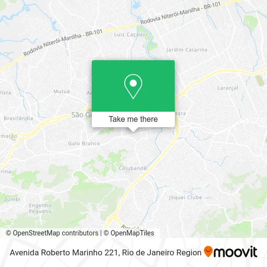 Avenida Roberto Marinho 221 map