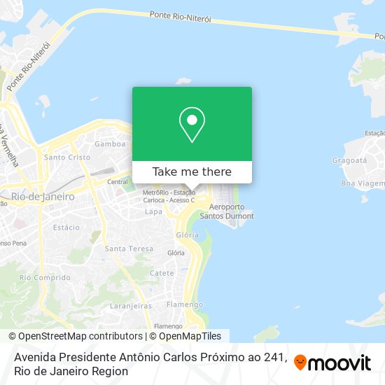 Avenida Presidente Antônio Carlos Próximo ao 241 map