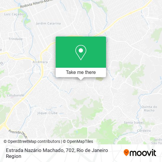 Estrada Nazário Machado, 702 map