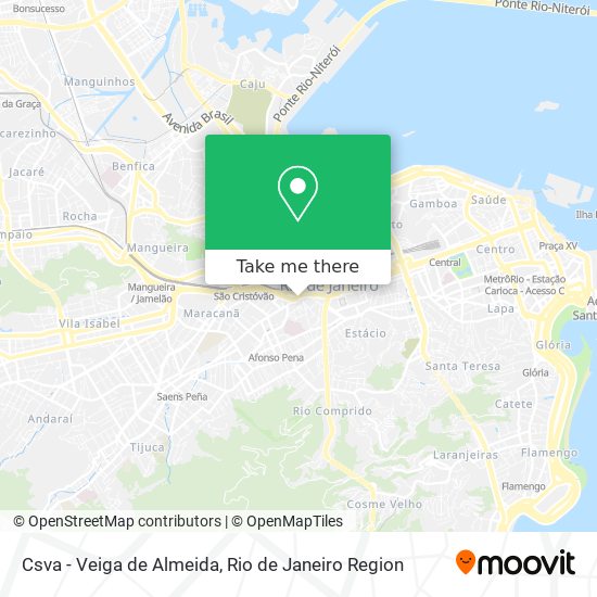 Csva - Veiga de Almeida map