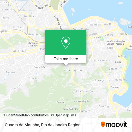 Quadra da Matinha map