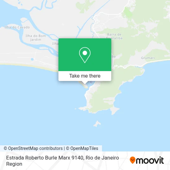 Estrada Roberto Burle Marx 9140 map