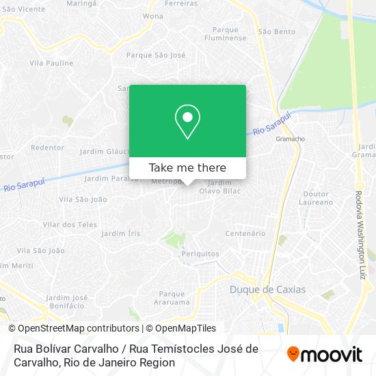 Rua Bolívar Carvalho / Rua Temístocles José de Carvalho map