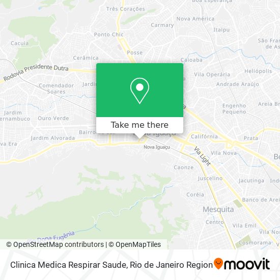 Clinica Medica Respirar Saude map