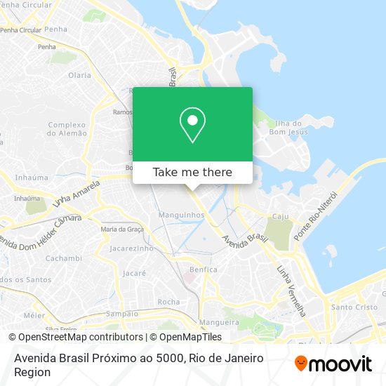 Mapa Avenida Brasil Próximo ao 5000