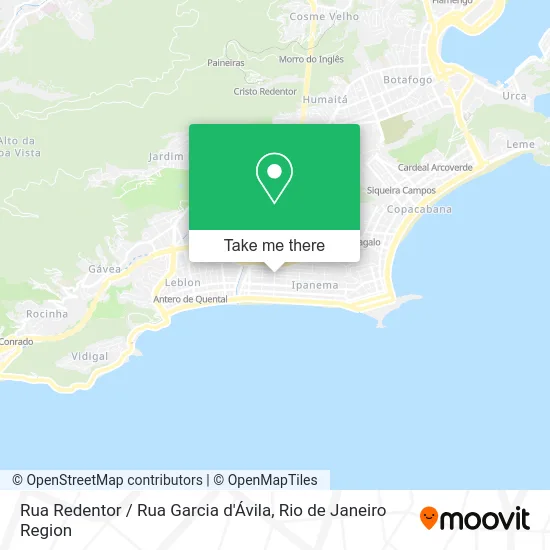 Rua Redentor / Rua Garcia d'Ávila map