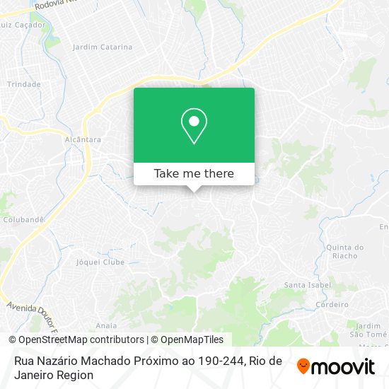 Rua Nazário Machado Próximo ao 190-244 map