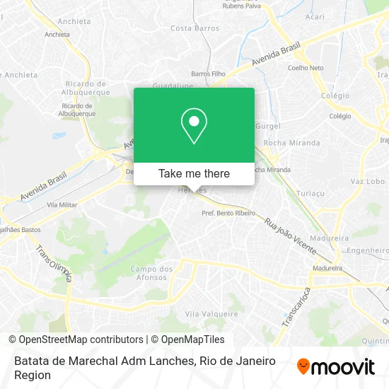 Batata de Marechal Adm Lanches map