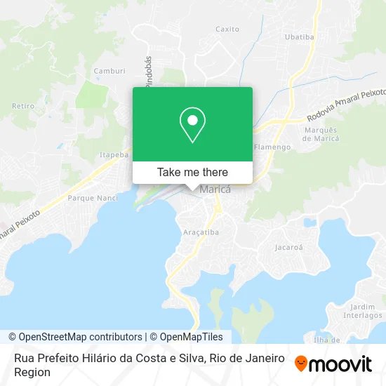 Rua Prefeito Hilário da Costa e Silva map