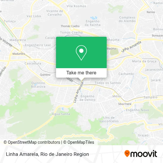 Linha Amarela map