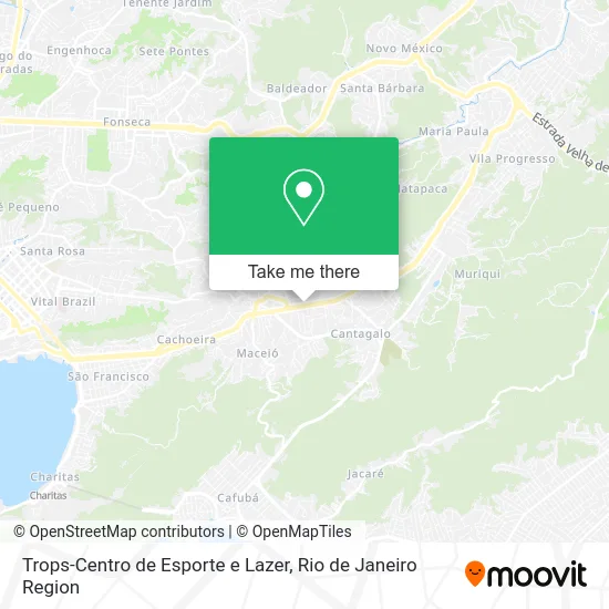 Trops-Centro de Esporte e Lazer map