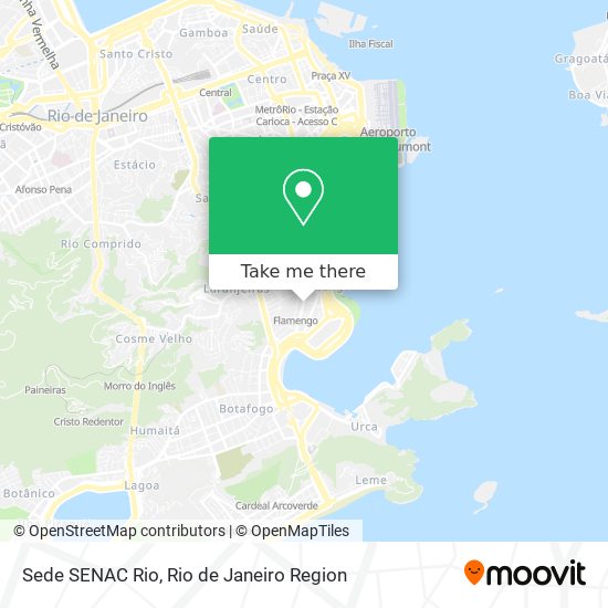 Mapa Sede SENAC Rio