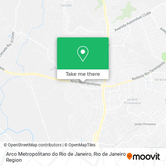 Arco Metropolitano do Rio de Janeiro map