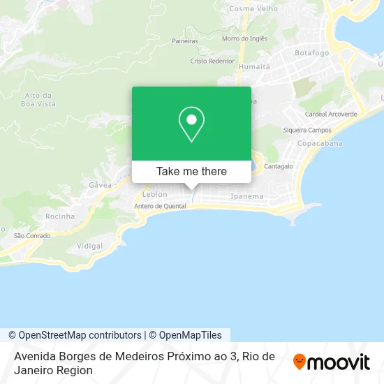 Avenida Borges de Medeiros Próximo ao 3 map