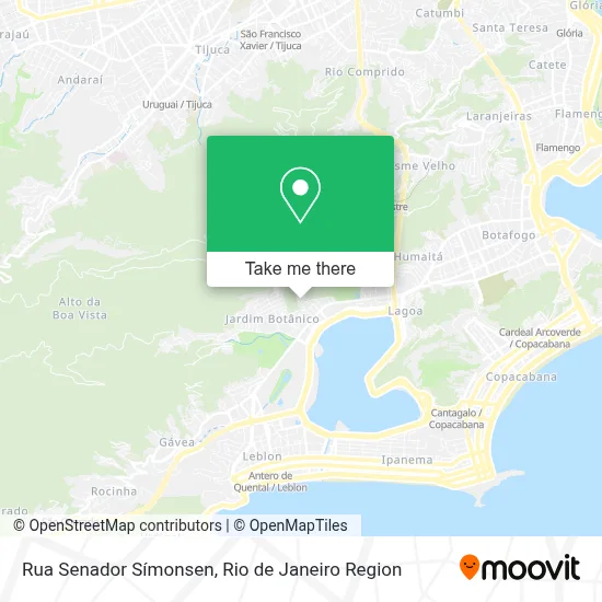 Rua Senador Símonsen map