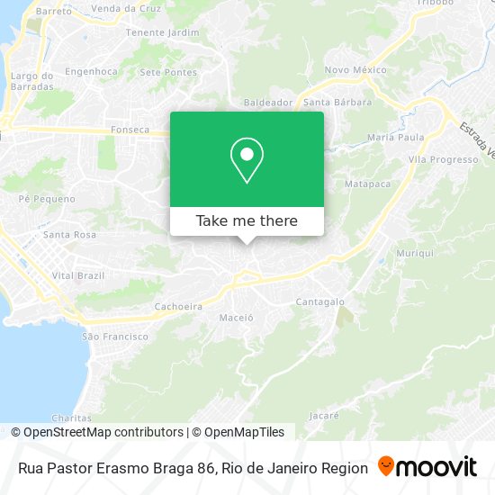 Rua Pastor Erasmo Braga 86 map