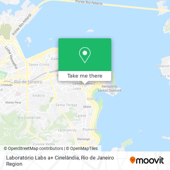 Mapa Laboratório Labs a+ Cinelândia