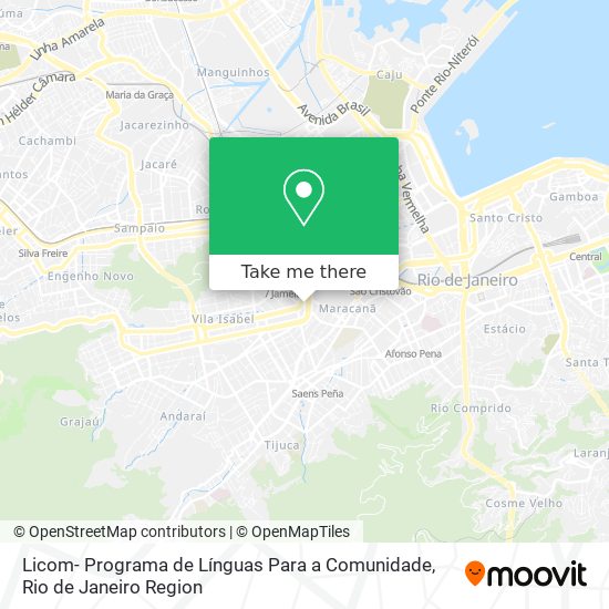 Mapa Licom- Programa de Línguas Para a Comunidade