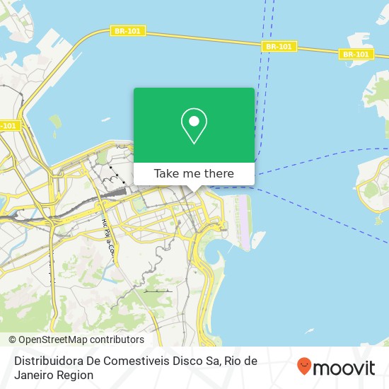Mapa Distribuidora De Comestiveis Disco Sa