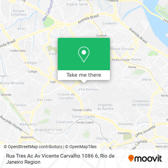 Rua Tres Ac Av Vicente Carvalho 1086 6 map