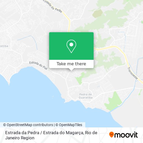 Estrada da Pedra / Estrada do Magarça map