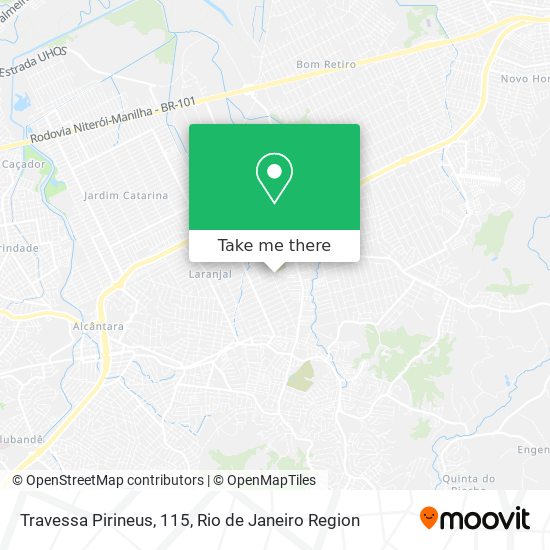 Travessa Pirineus, 115 map