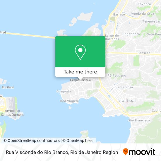 Mapa Rua Visconde do Rio Branco