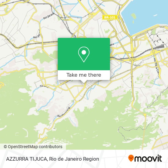 AZZURRA TIJUCA map