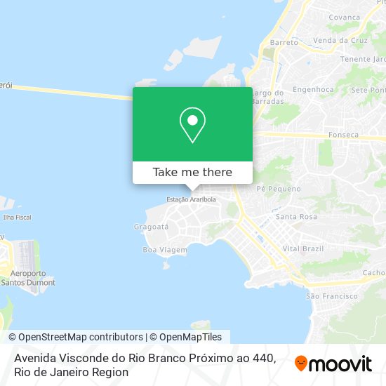 Mapa Avenida Visconde do Rio Branco Próximo ao 440