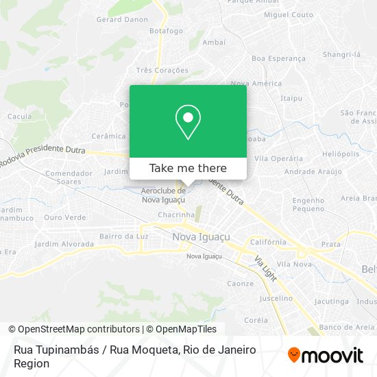 Rua Tupinambás / Rua Moqueta map