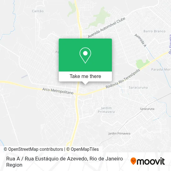 Rua A / Rua Eustáquio de Azevedo map