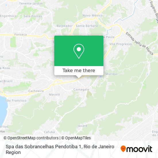 Spa das Sobrancelhas Pendotiba 1 map