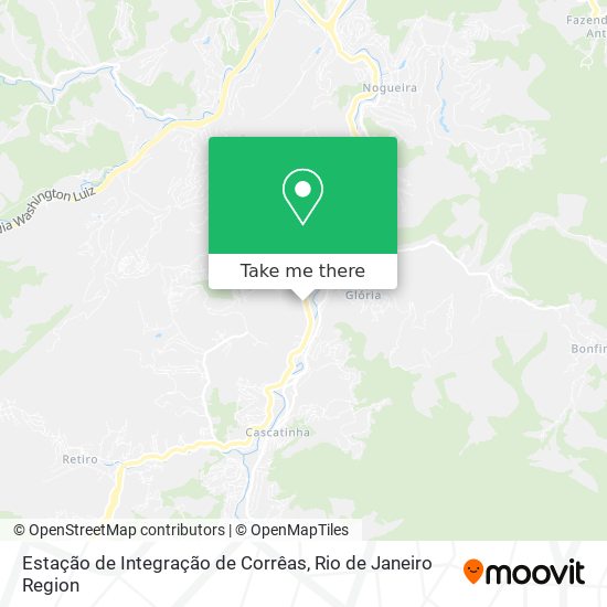 Estação de Integração de Corrêas map