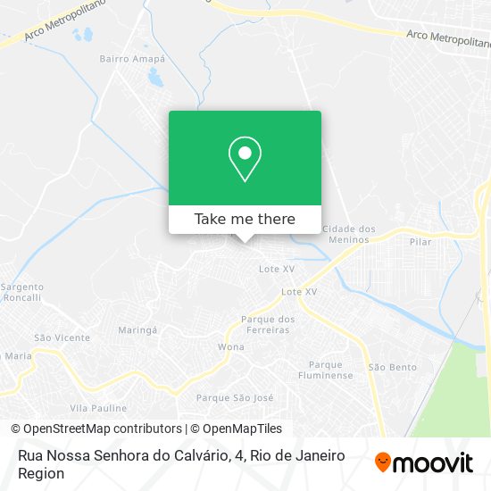 Rua Nossa Senhora do Calvário, 4 map