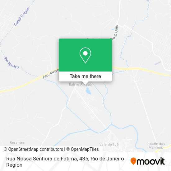 Rua Nossa Senhora de Fátima, 435 map